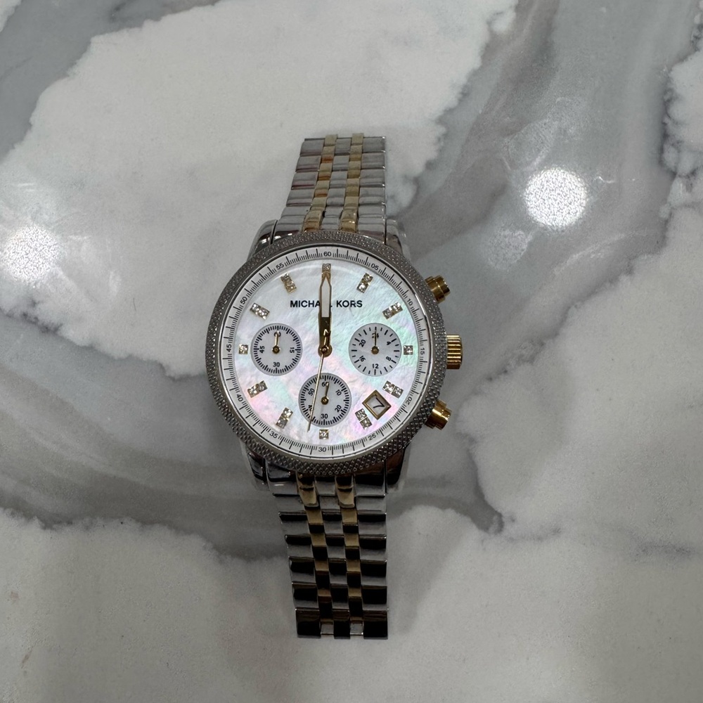 Michael Kors Two-Tone Chronograph Watch